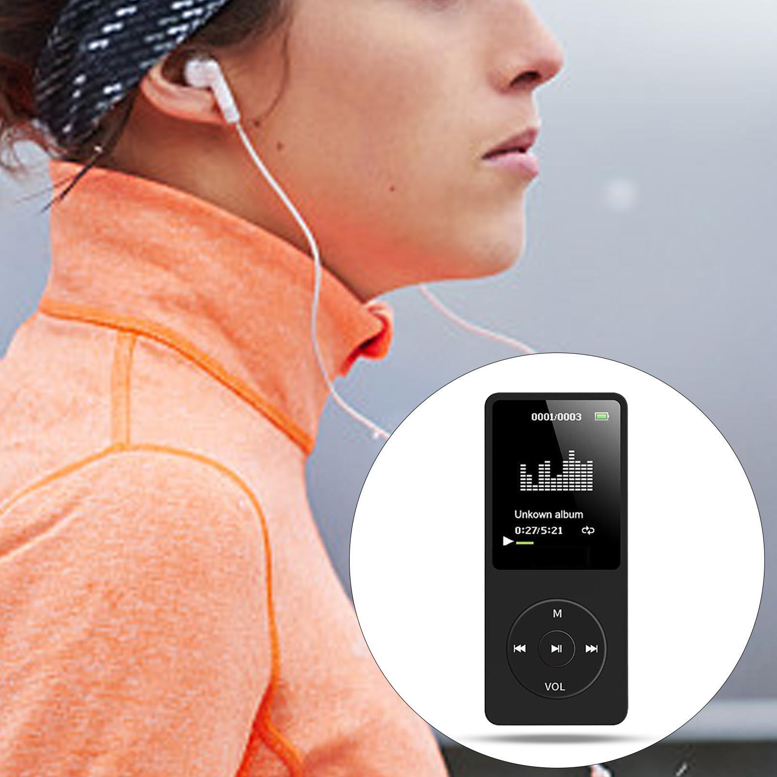 Sport HIFI MP3 MP4 Speaker Player Voice USB TXT Black