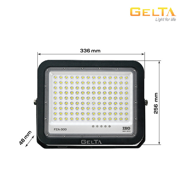 Đèn LED Pha Năng Lượng Mặt Trời Gelta – FZA300