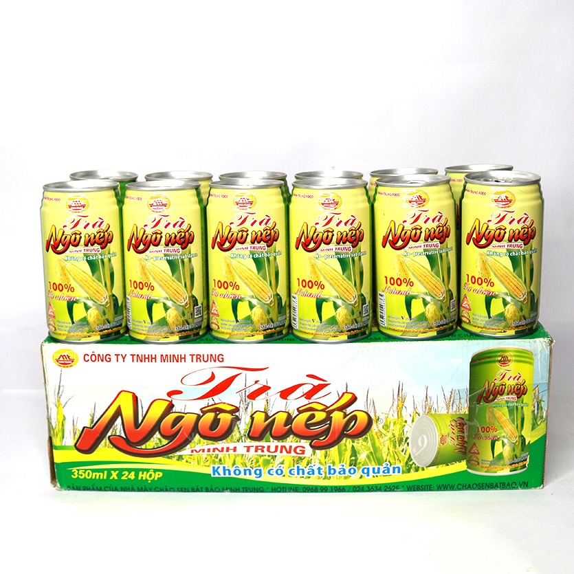 Nước trái cây tươi Minh Trung 250ml (thùng 24 lon - Nước Trái Cây 24)