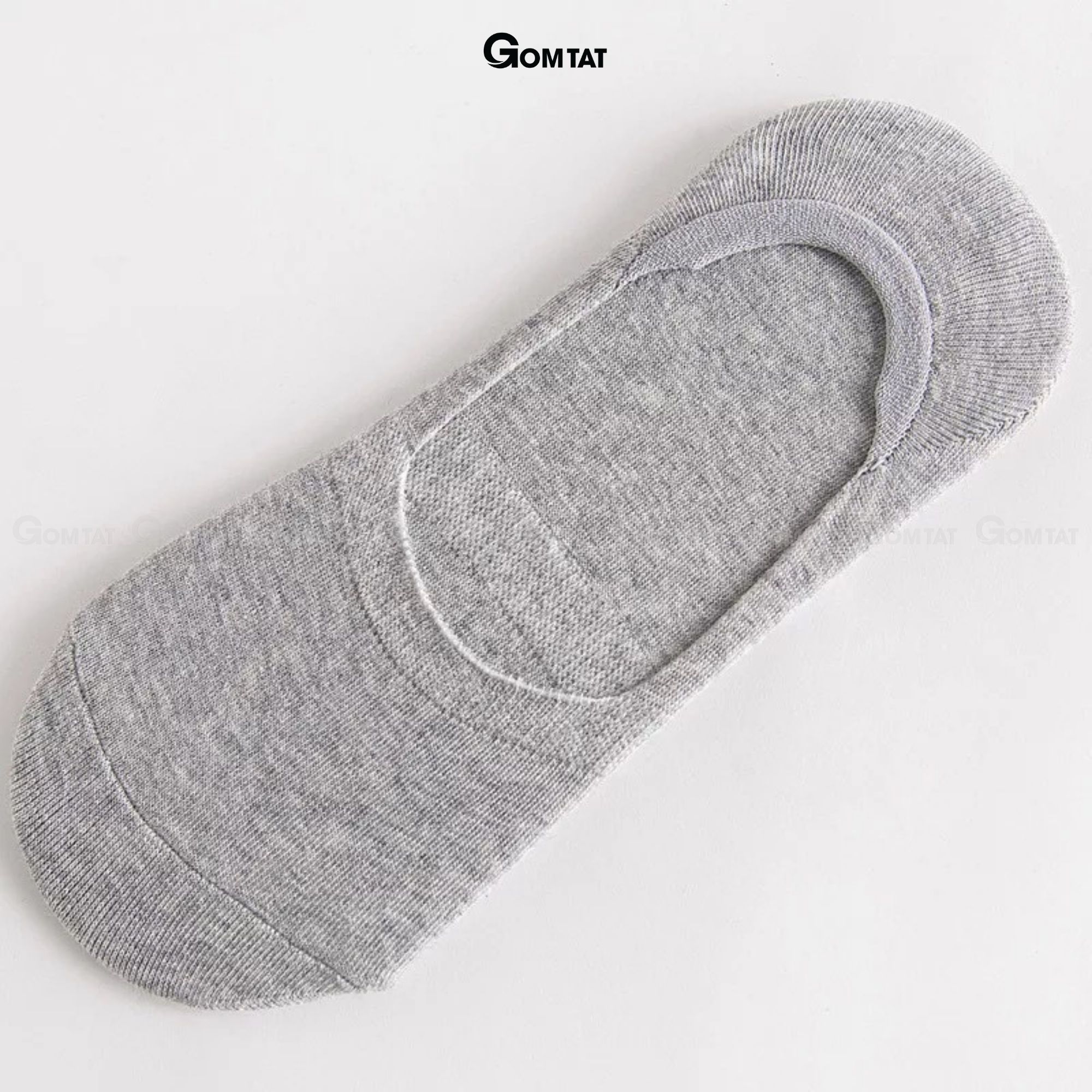 Set 5 Đôi Vớ Lười Nam , Tất Nam đi giày lười có đệm cao su chống trượt gót chân - GOMTAT-LUOI02-CB5
