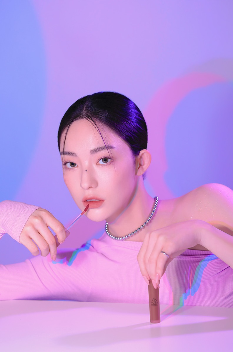 Son Kem 3CE Phiên Bản 3CE BLUR WATER TINT #EARLY HOUR Tone Hồng Hoa Cà Cho Làn Môi Mềm Mại Quyến Rũ