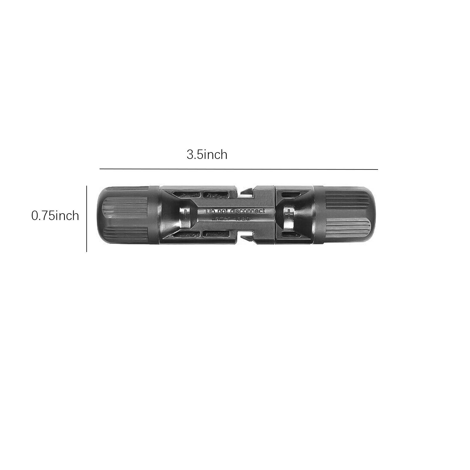 Solar Panel Connectors , Solar Panel Cable Connectors, 10 Pairs Male/Female Line Solar Connectors for Photovoltaic Systems, Garden