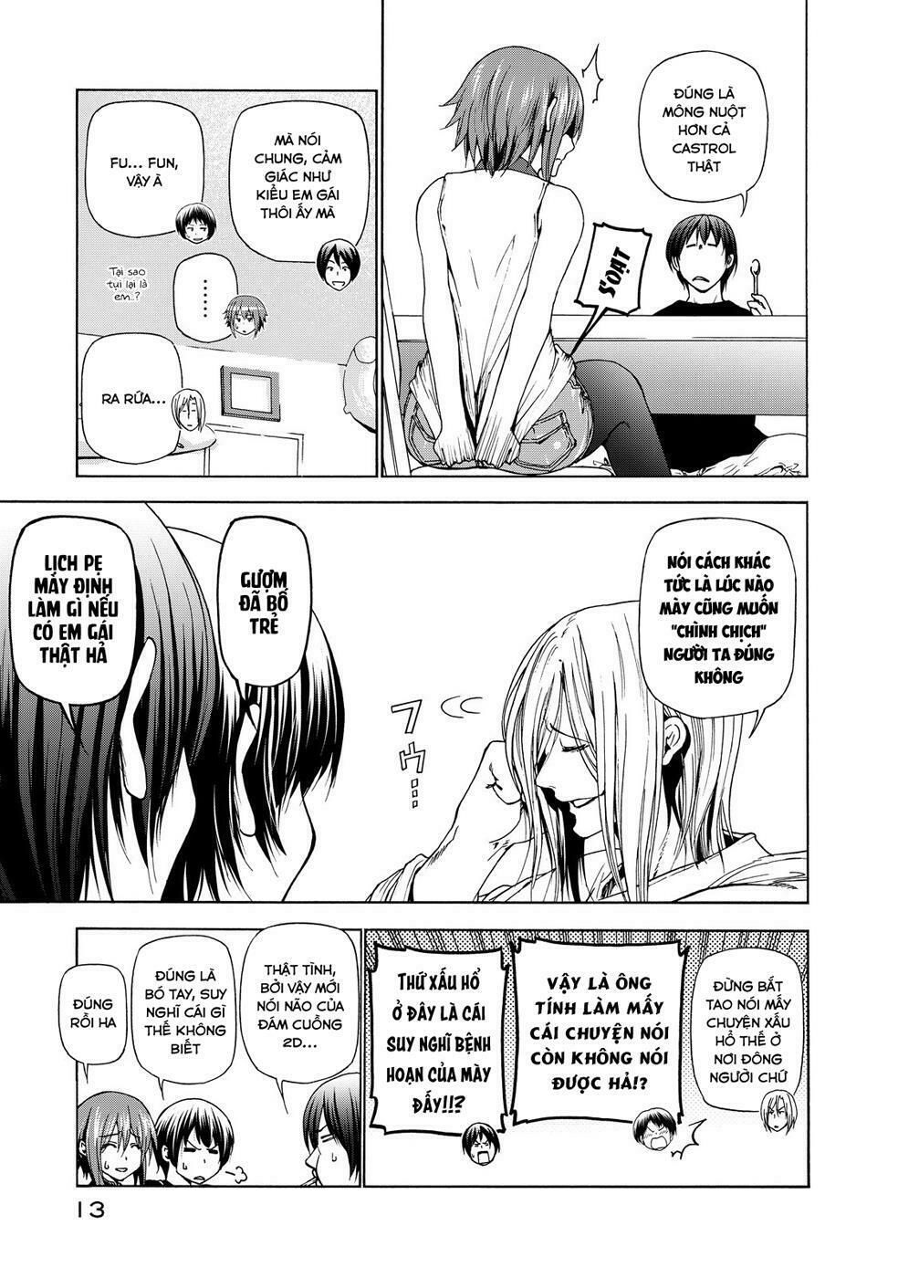 cô gái thích lặn - grand blue chapter 26 8