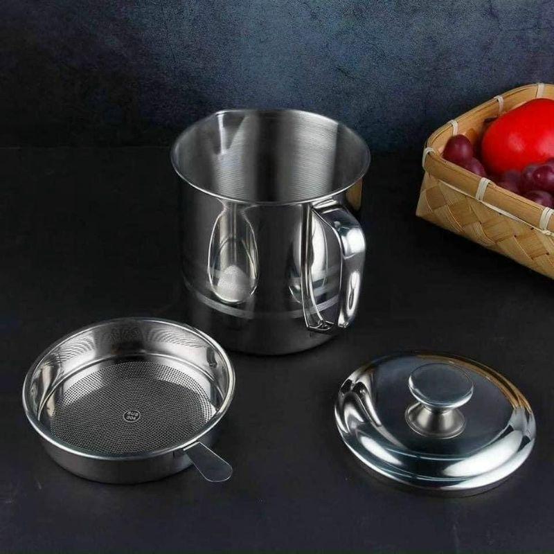 Ca Lọc Dầu Inox 304 Không Thấm Lọc DầU CựC Trong - Loại Tốt