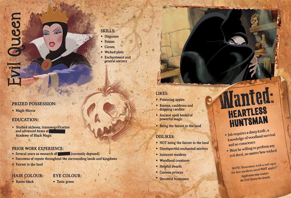 Disney Villains The Evilest Of Them All (Fact Book)