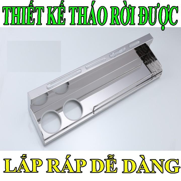 Kệ bếp treo tường INOX đa chức năng - 100% INOX 304