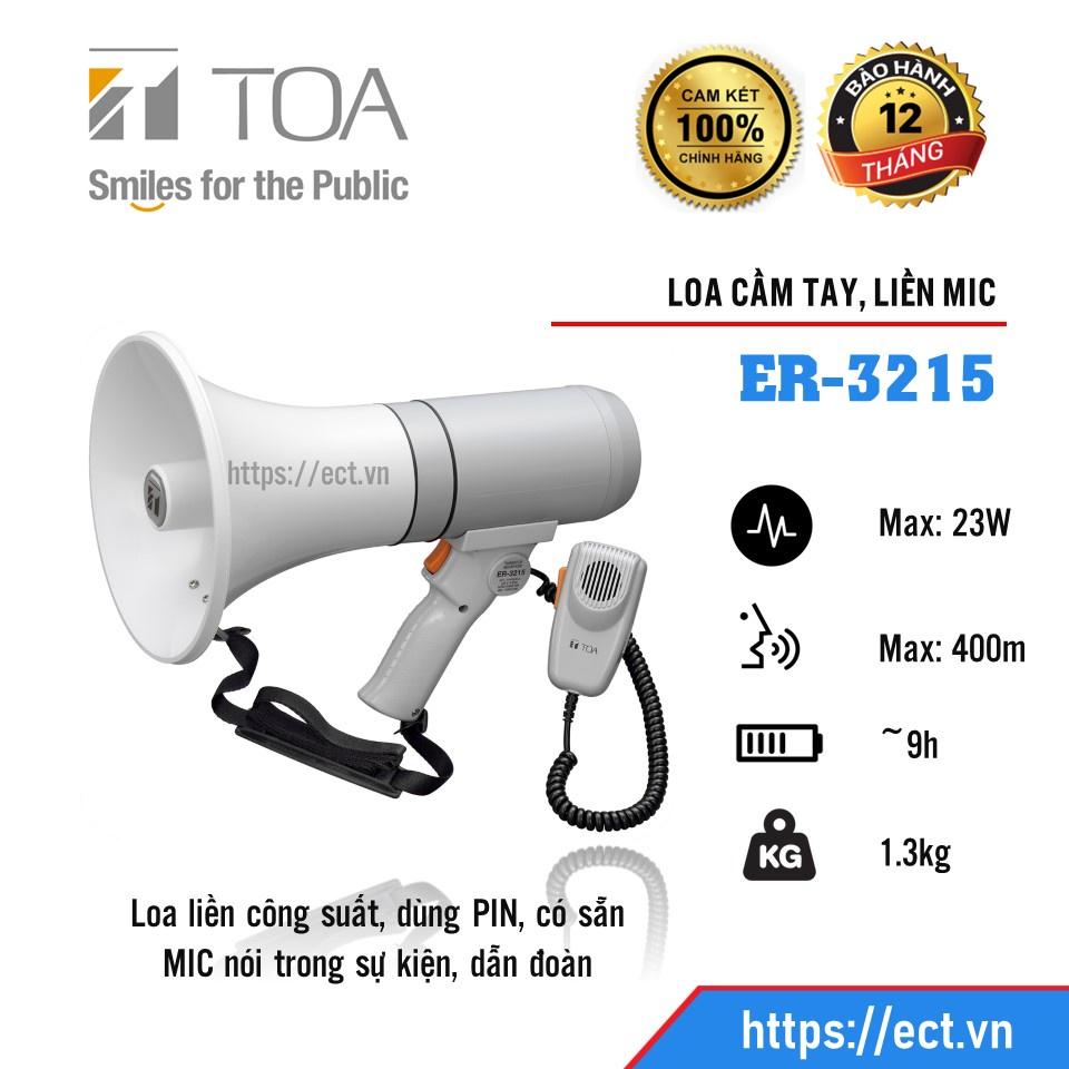 Loa cầm tay 23W, loa liền công suất, loa đeo vai sự kiện, event, dẫ đoàn ER-3215
