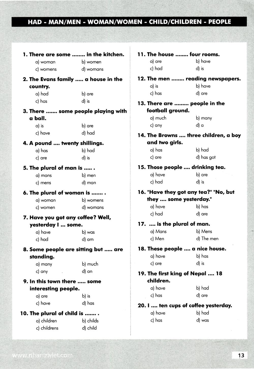 1500 Structured Tests Leve 1 (Không CD)