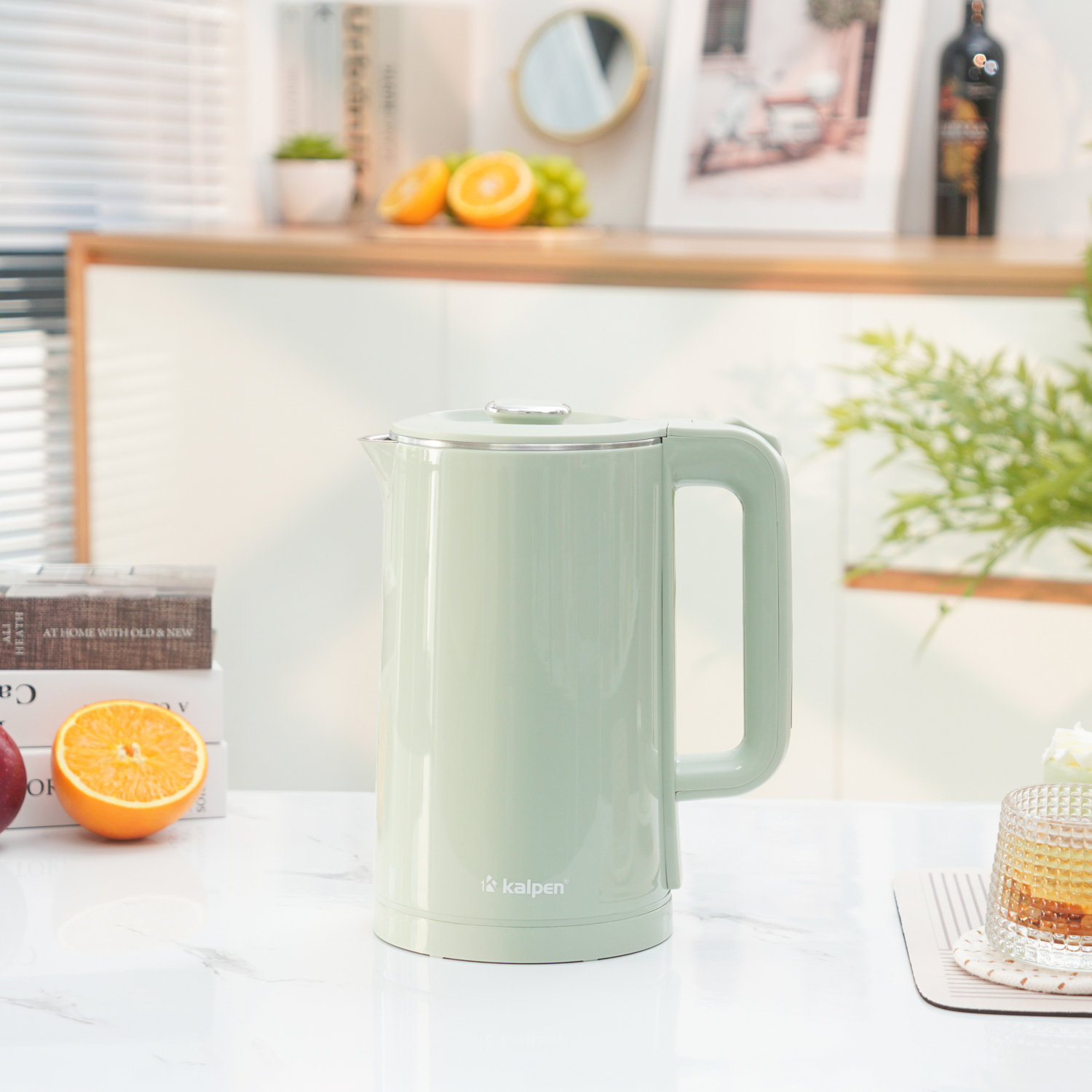 Bình đun siêu tốc hai lớp Kalpen AR17 dung tích 1.8L, bảo hành 24 tháng - Hàng chính hãng