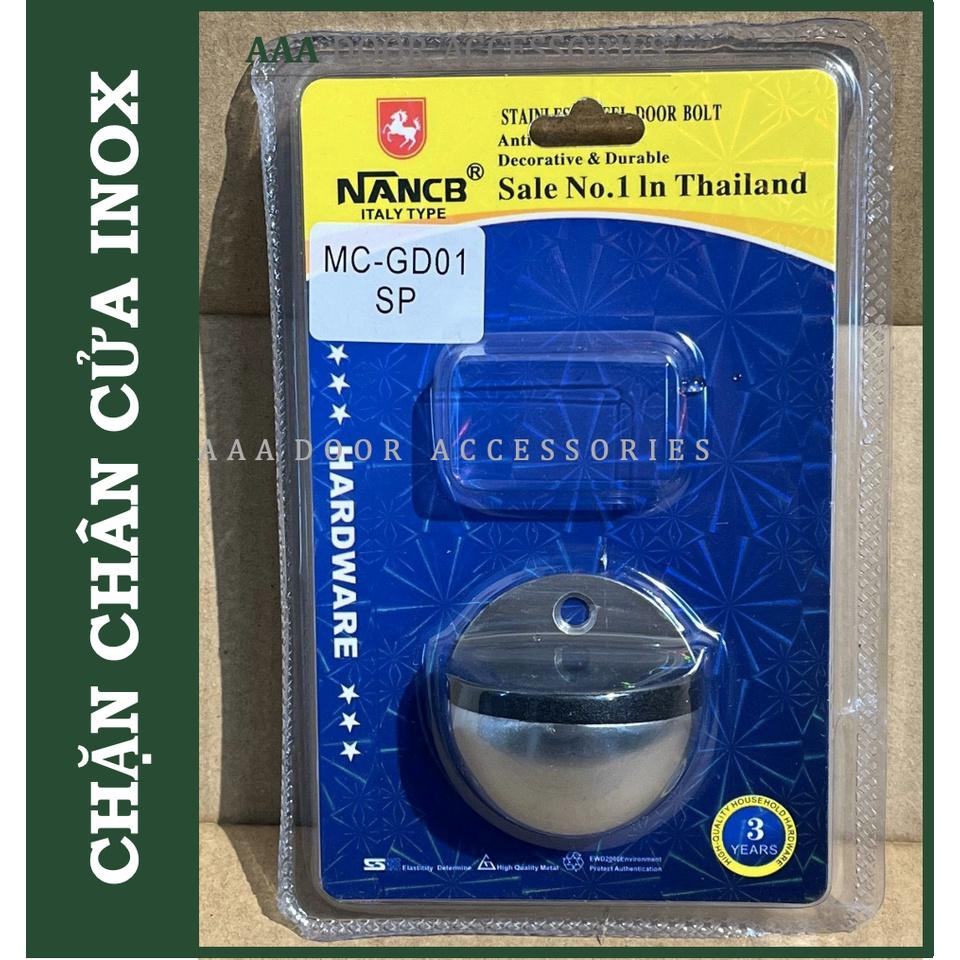 Chặn cửa bán nguyệt (hặn cửa nam châm) giúp hạn chế va đập cho cánh cửa, an toàn - INOX304, hàng đóng vỉ