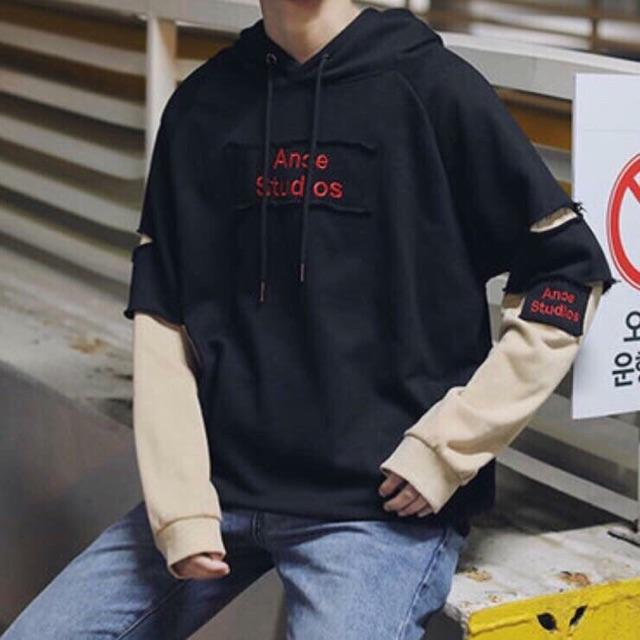 Áo hoodie tay cắt