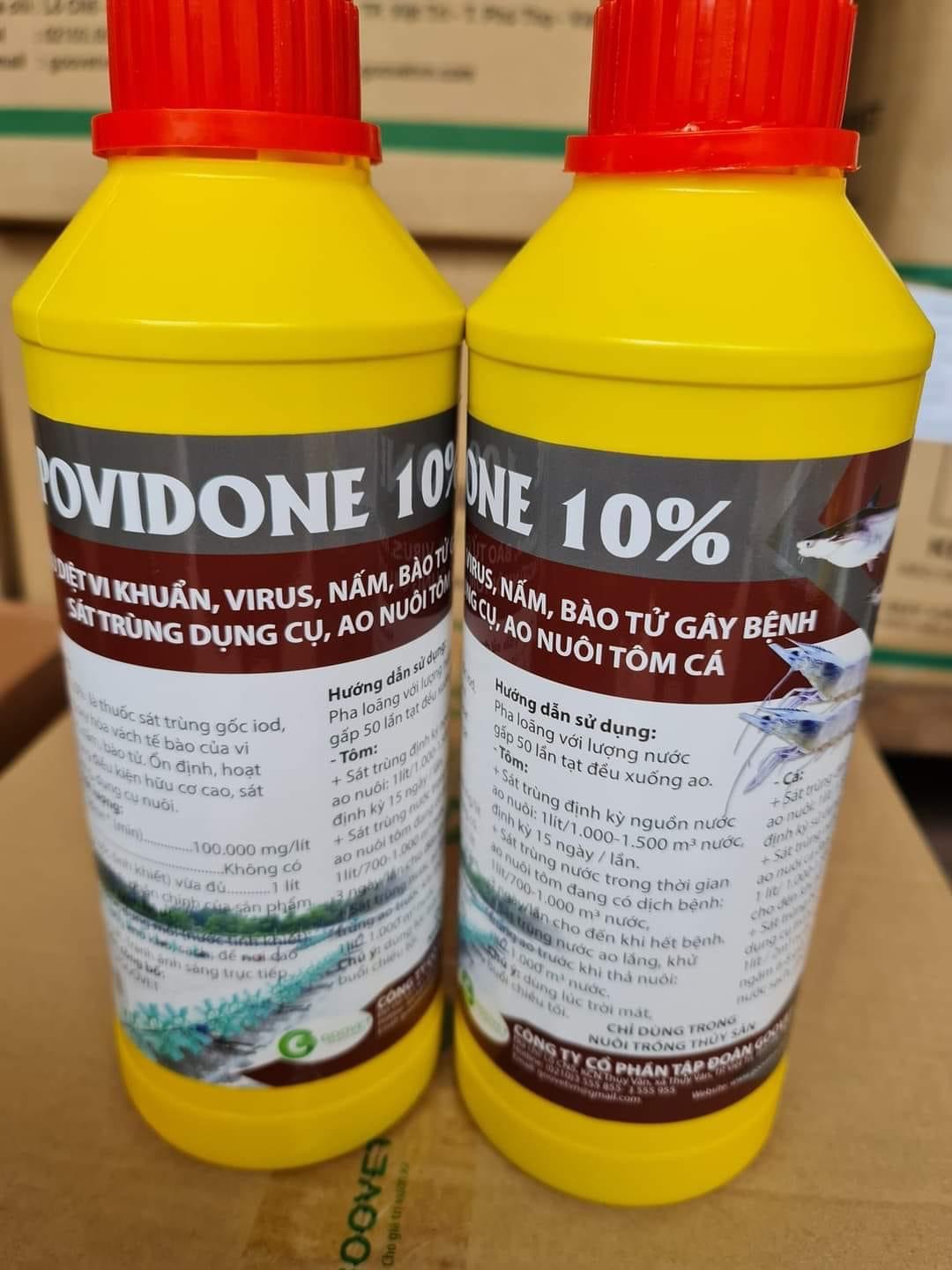 Indoin 10% siêu diệt khuẩn ao nuôi 1lít