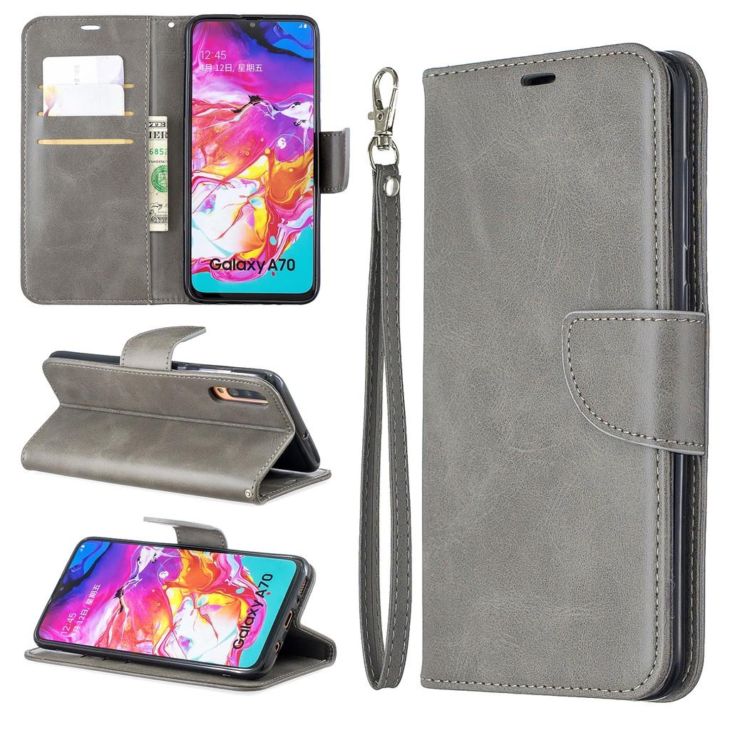 Ốp lưng da ví gập cho Samsung Galaxy A70S A50S A30S A20S A10S A70 A50 A40 A30 A20 A10