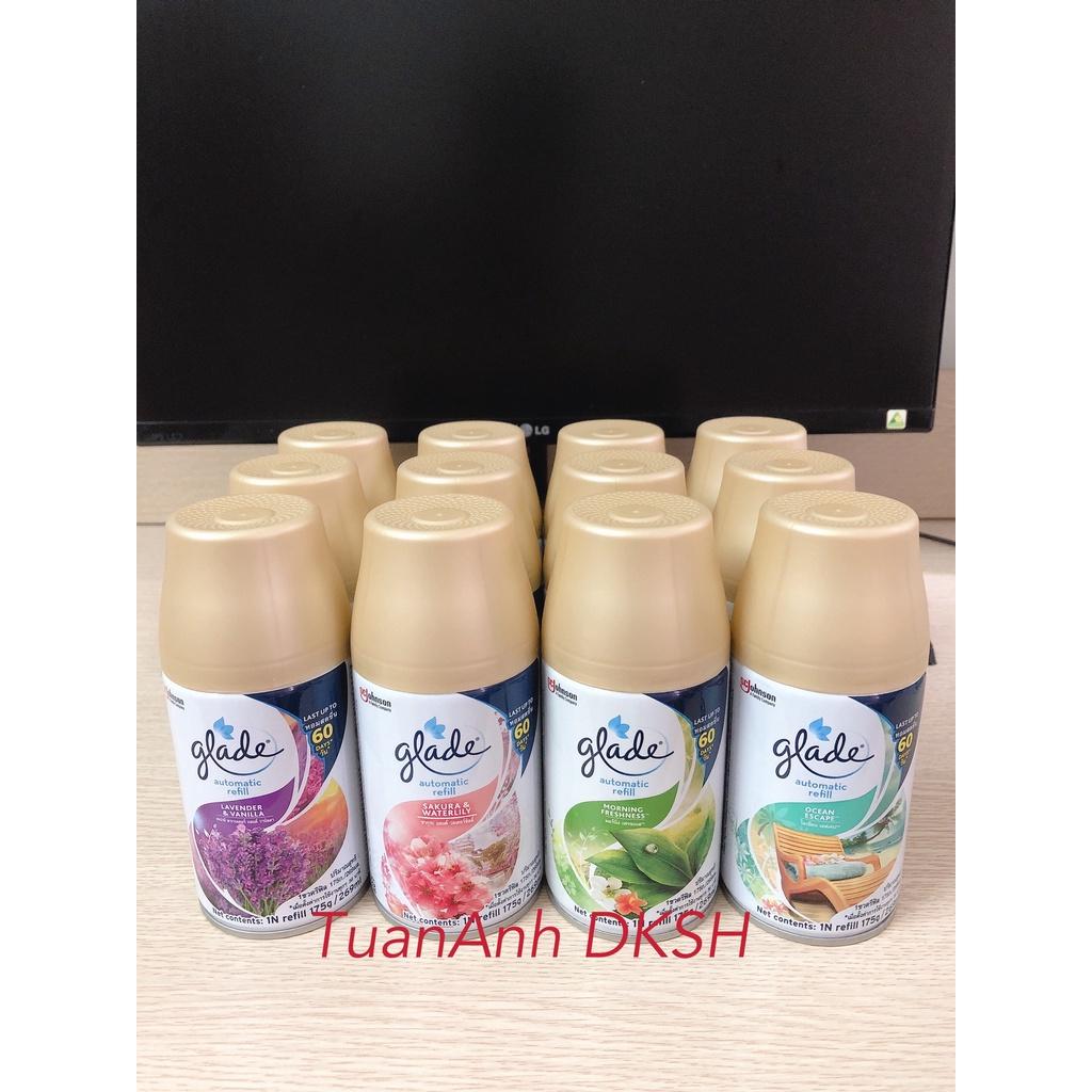 - Chai Xịt Phòng Thay Thế Vào Máy Xịt Phòng Tự Động Glade - 269ml/175g - Hàng chính hãng DKSH Việt Nam.