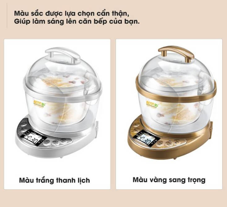 Nồi chưng yến Bennix BN07SLC (Dung tích 0.7L – BH 12 tháng) Hàng chính hãng