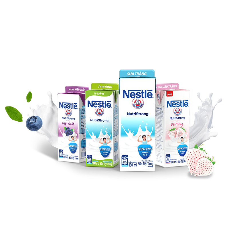 Thùng 48 Hộp Sữa Nestlé Gấu Có Đường 12(4x115ml)