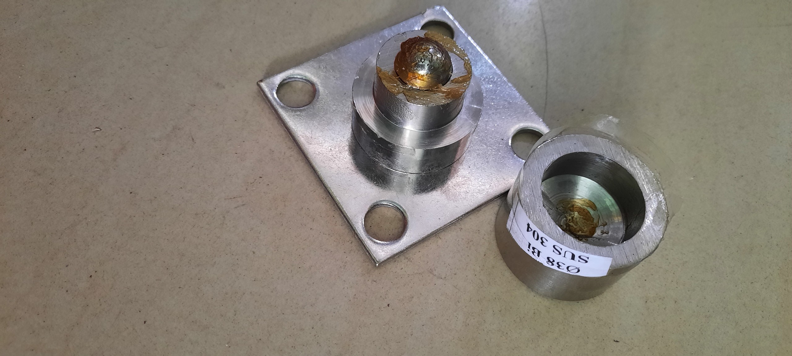 Lề cối xoay chịu lực inox phi 38