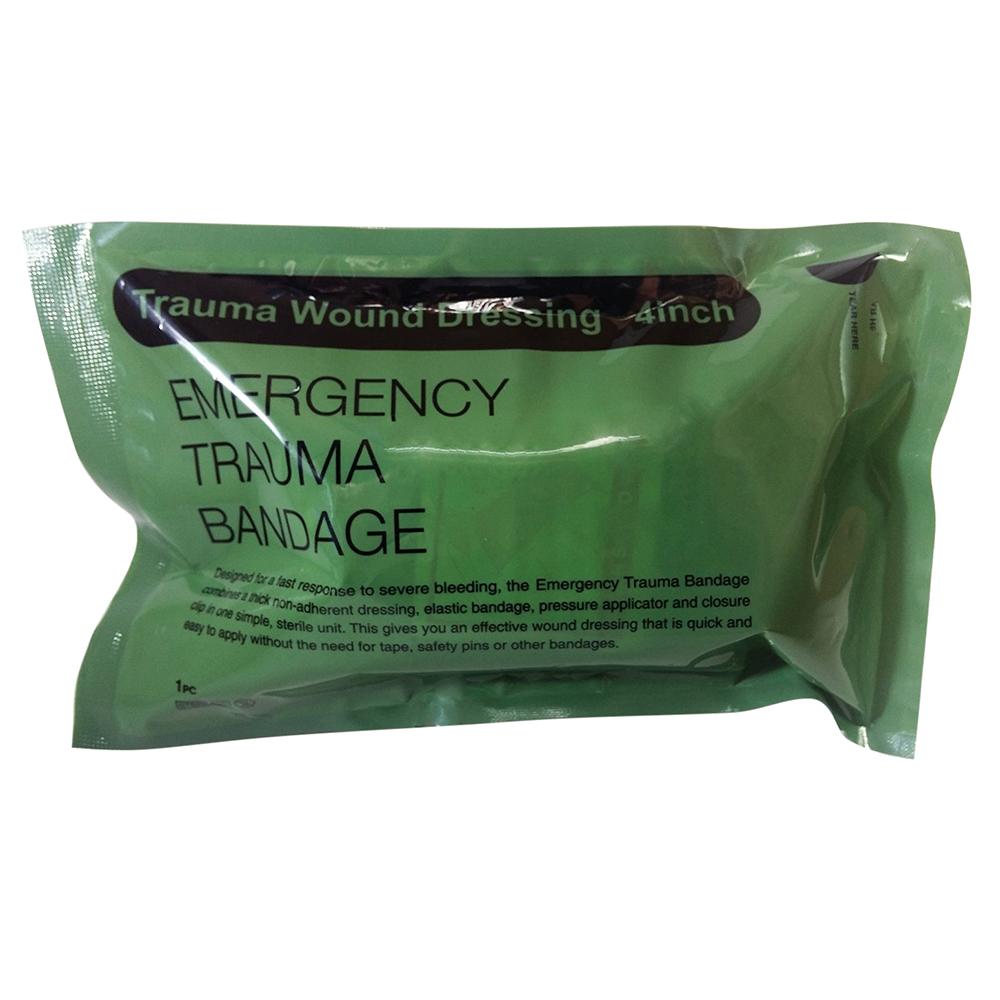 4'' / 6'' Israeli Emergency Trauma Bandage Tourniquet Outdoor Elastic Wound Dressing First Aid Bandage