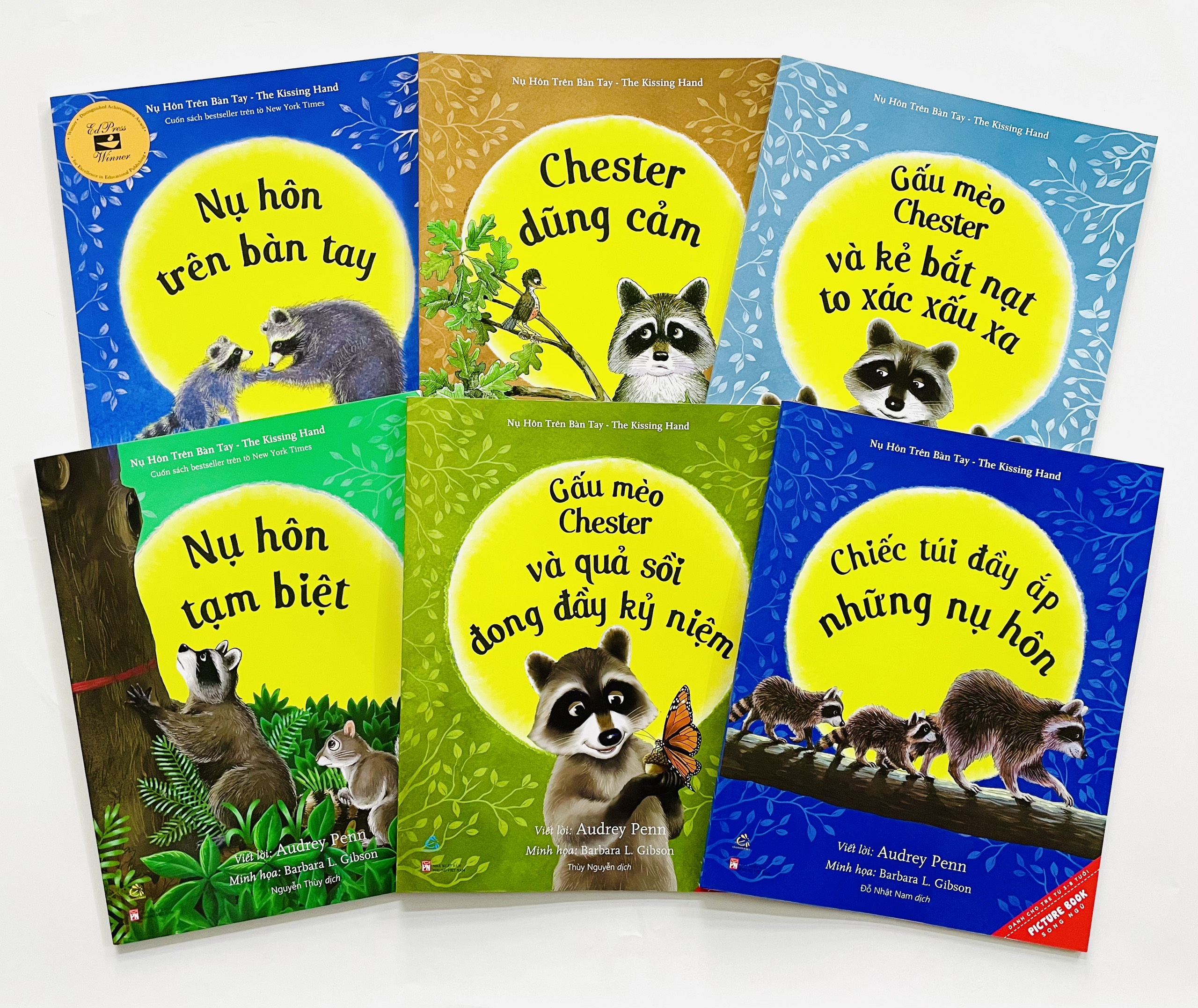 Bộ sách song ngữ - Nụ Hôn Trên Bàn Tay - Bộ 6 cuốn