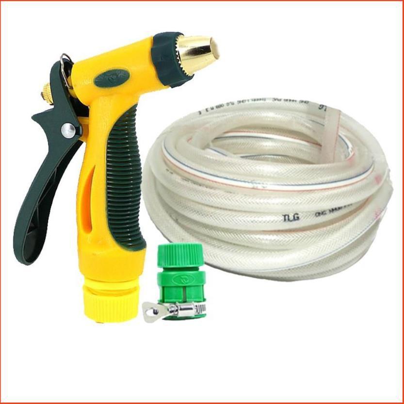 Bộ dây vòi xịt nước rửa xe,tưới cây tăng áp 3 lần 3-5M 206317