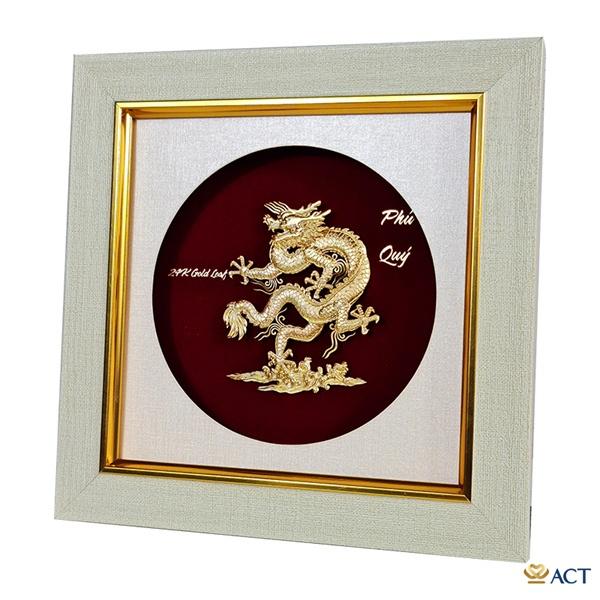 Tranh rồng Phú Quý dát vàng-Qùa tặng tân gia, khai trương, tặng sếp, sinh nhật, thăng chức, event, lễ, tết,...