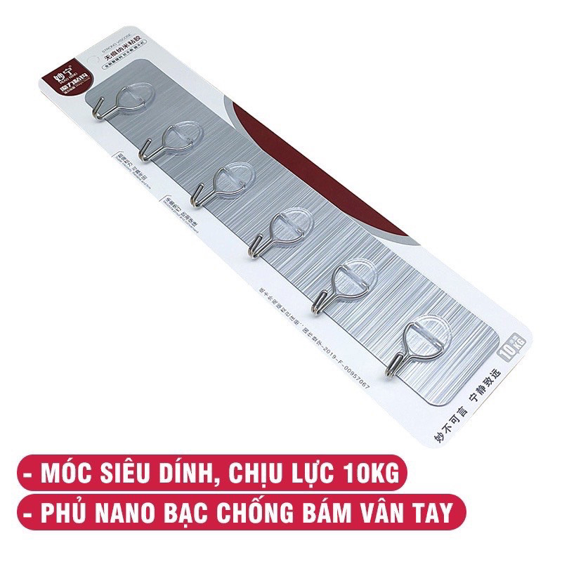 MÓC TREO ĐỒ 6 MÓC THUẬN TIỆN