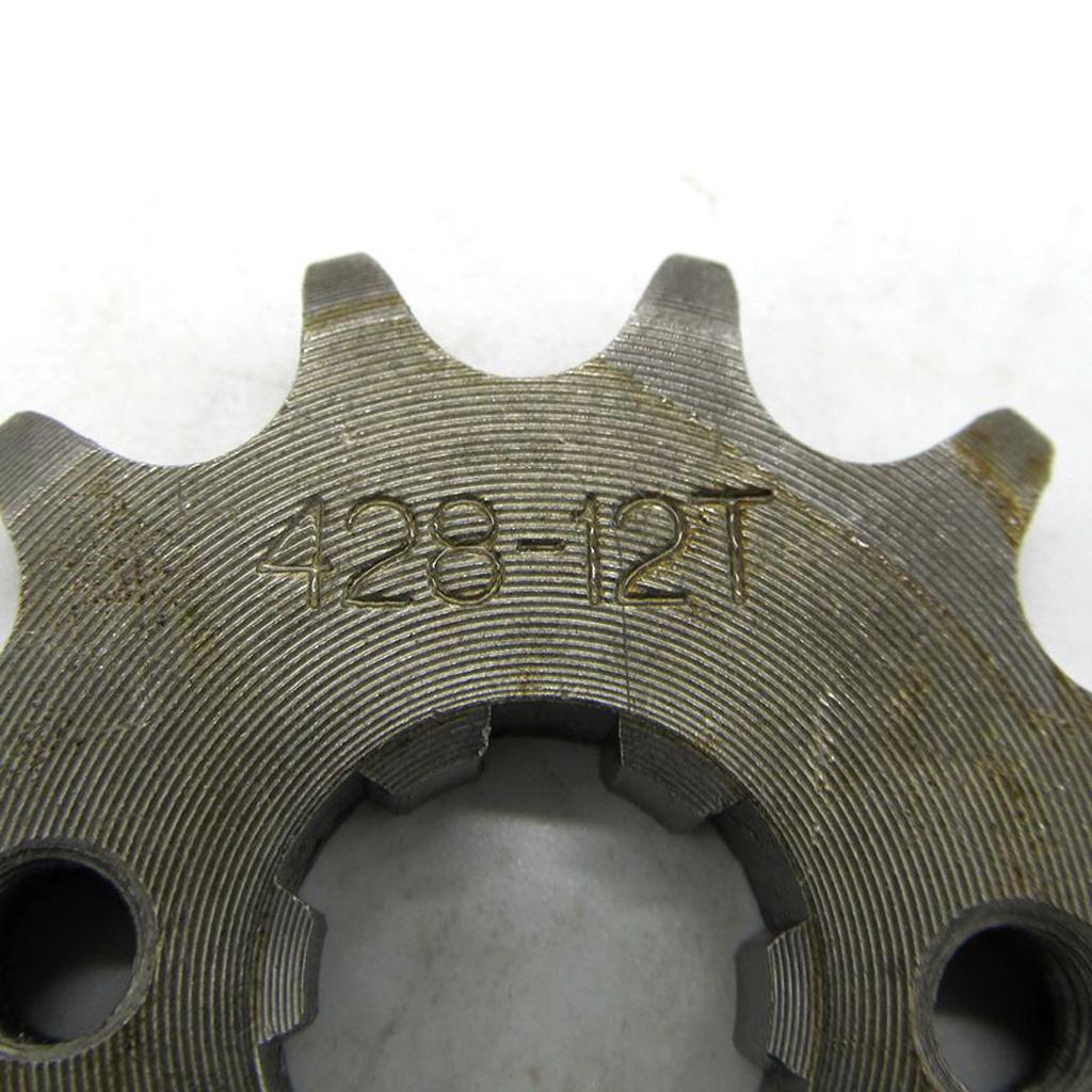 12T  17mm 428 Chain Front Sprocket Cog for  Quad Dirt Bike