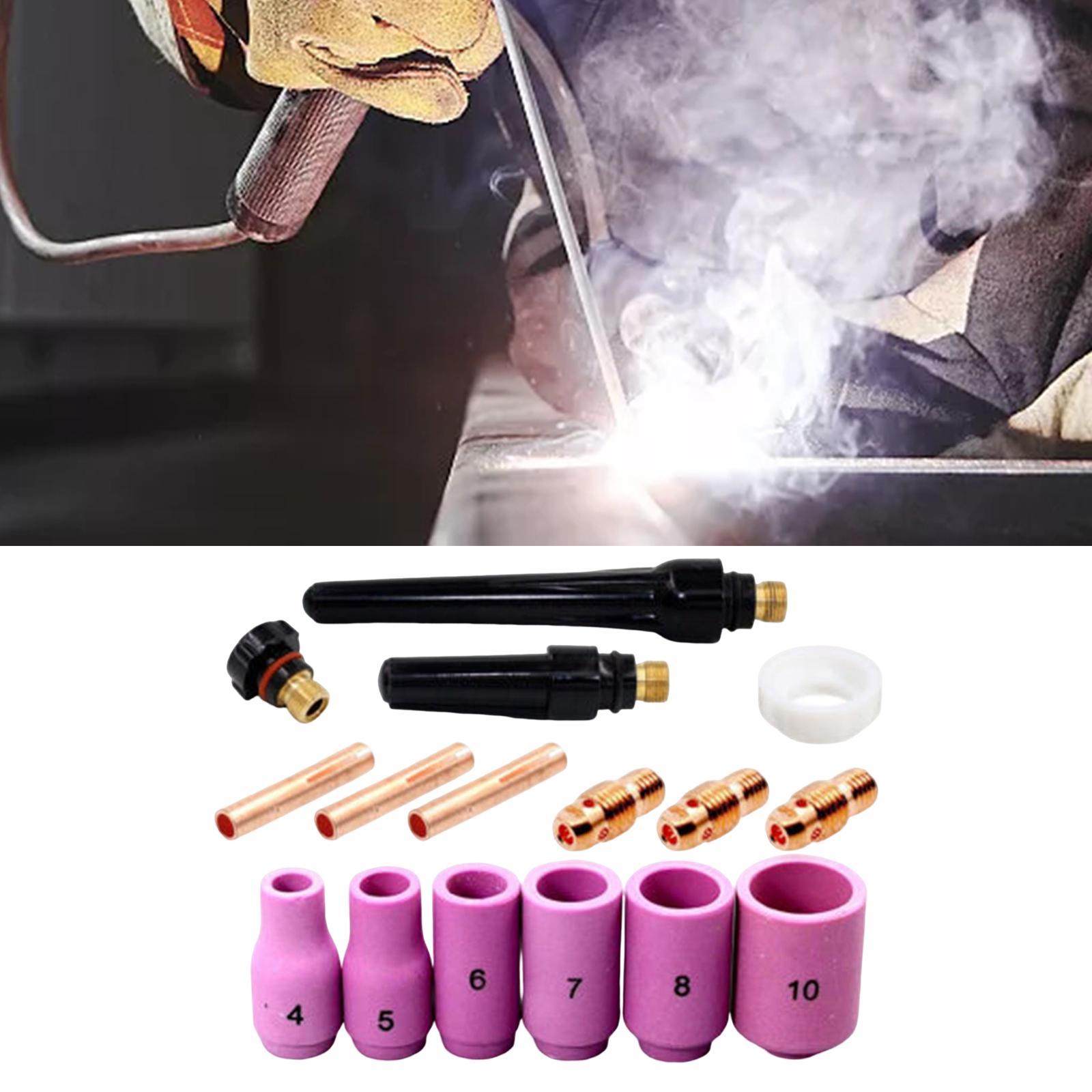 16Pcs Welding Consumables Accessory Kits for 9 20 25 Series TIG Welding
