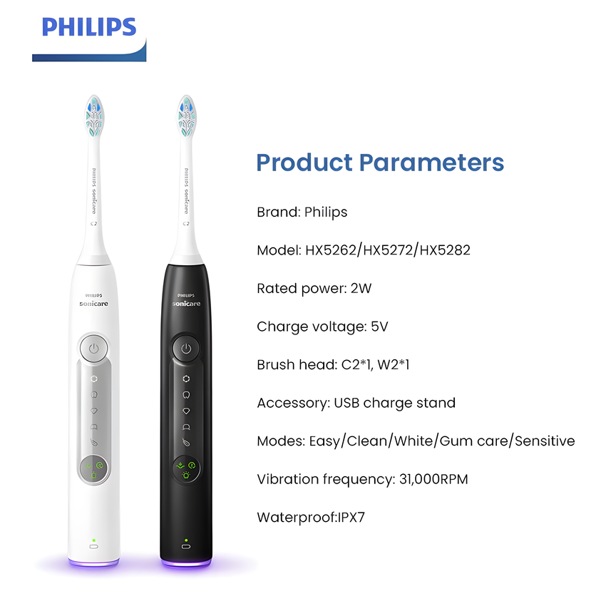 Bàn chải đánh răng điện Diamond Series 3 Pro. Thương hiệu Hà Lan cao cấp Philips HX5272 và HX5282. HÀNG CHÍNH HÃNG