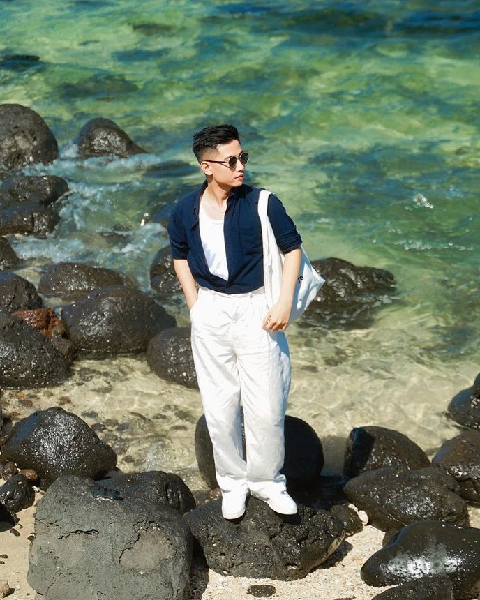 Áo Sơ Mi ROUTINE Nam Tay Dài Trơn Form Fitted - 10S23SHL003 | LASTORE MENSWEAR