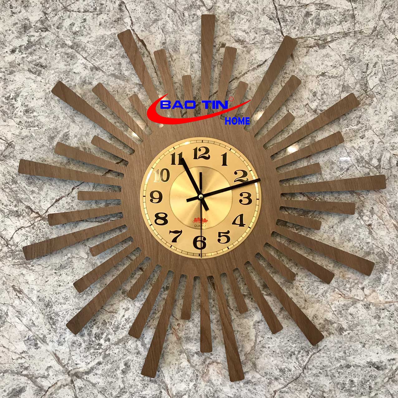 ĐỒNG HỒ TREO TƯỜNG CNC GỖ