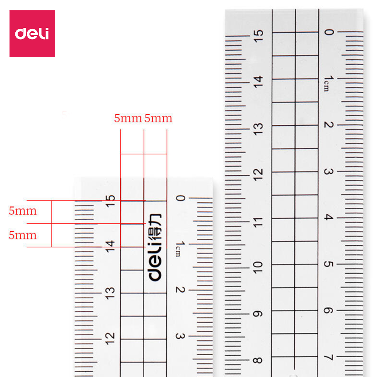 Bộ dụng cụ eke thước đo độ học sinh Deli - 1 bộ - 71988