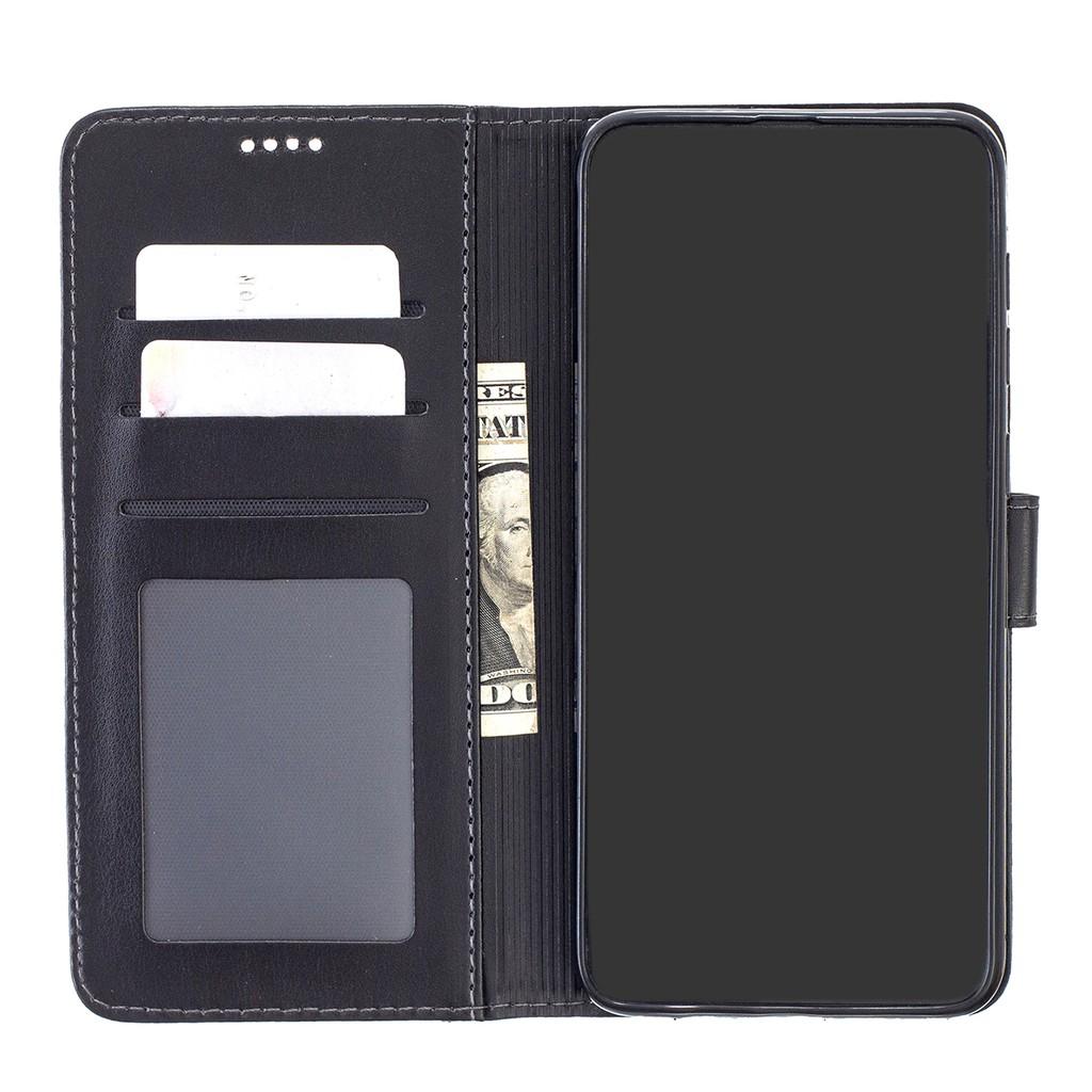 Ốp lưng điện thoại dạng ví da lật có ngăn đựng thẻ mềm cho Xiaomi POCO X3 NFC Redmi 9 9A Note 9 Pro Max Note 9S