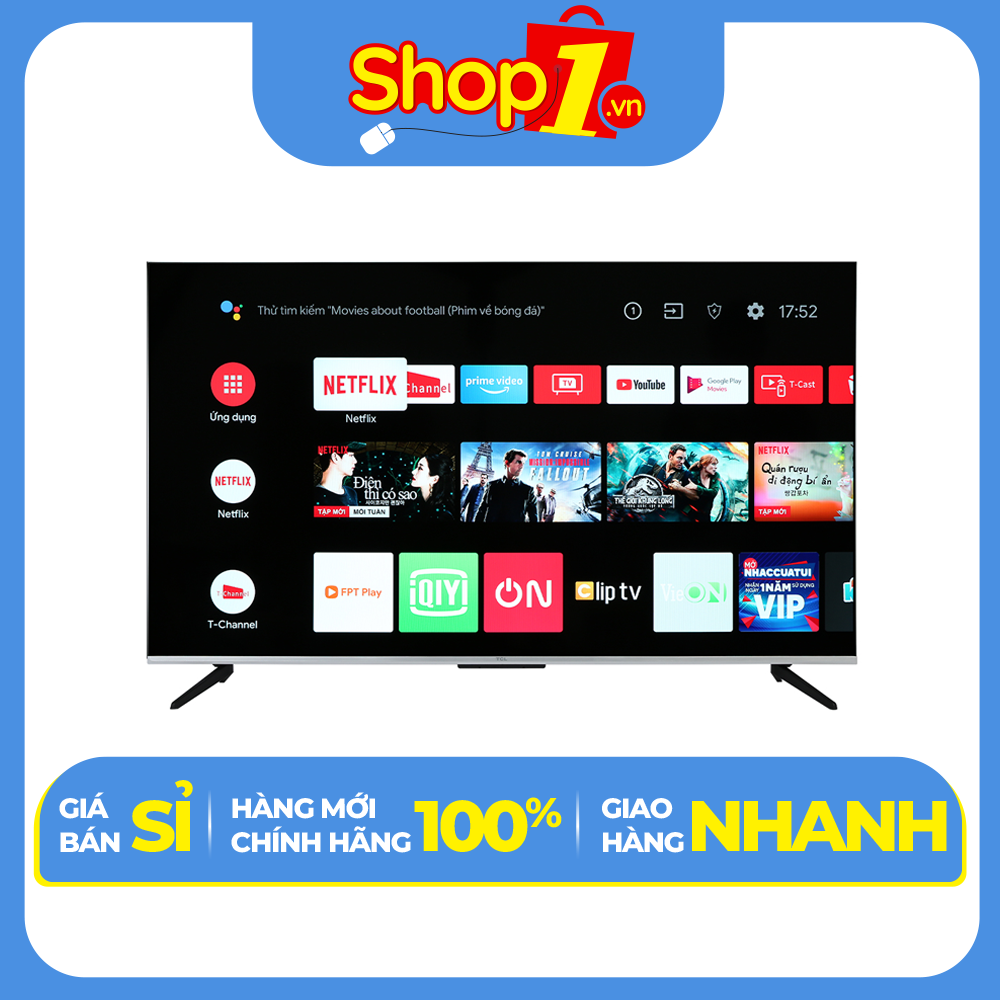 Google Tivi TCL 4K 50 inch 50P737 - Hàng Chính Hãng - Chỉ Giao HCM