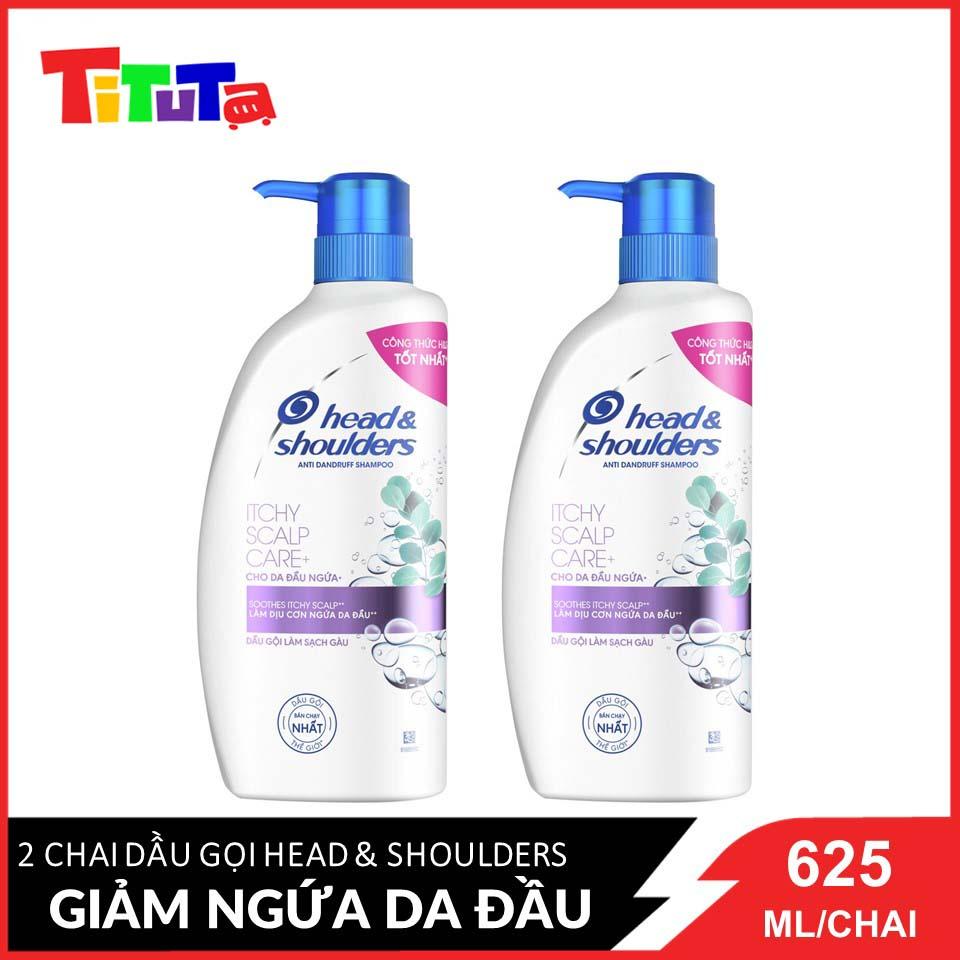 Combo 2 Dầu Gội HEAD & SHOULDERS Cho Da Đầu Ngứa 625ml