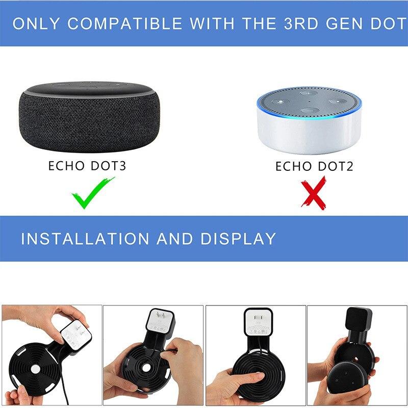 Giá đỡ sạc tường Giá đỡ lưu trữ Phụ kiện giá đỡ treo tường Cuộn dây màu đen trong kho Màu sắc: Đen