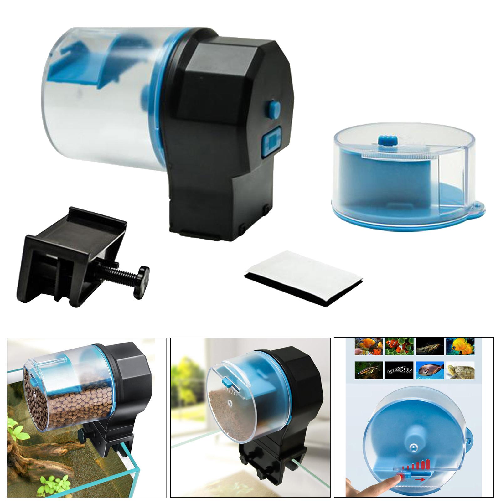 Automatic Fishing Feeder, Aquarium Tank Timer Auto Feeder with 2 Feed Box for Aquarium or Fishing Tank, Manual Feed Available