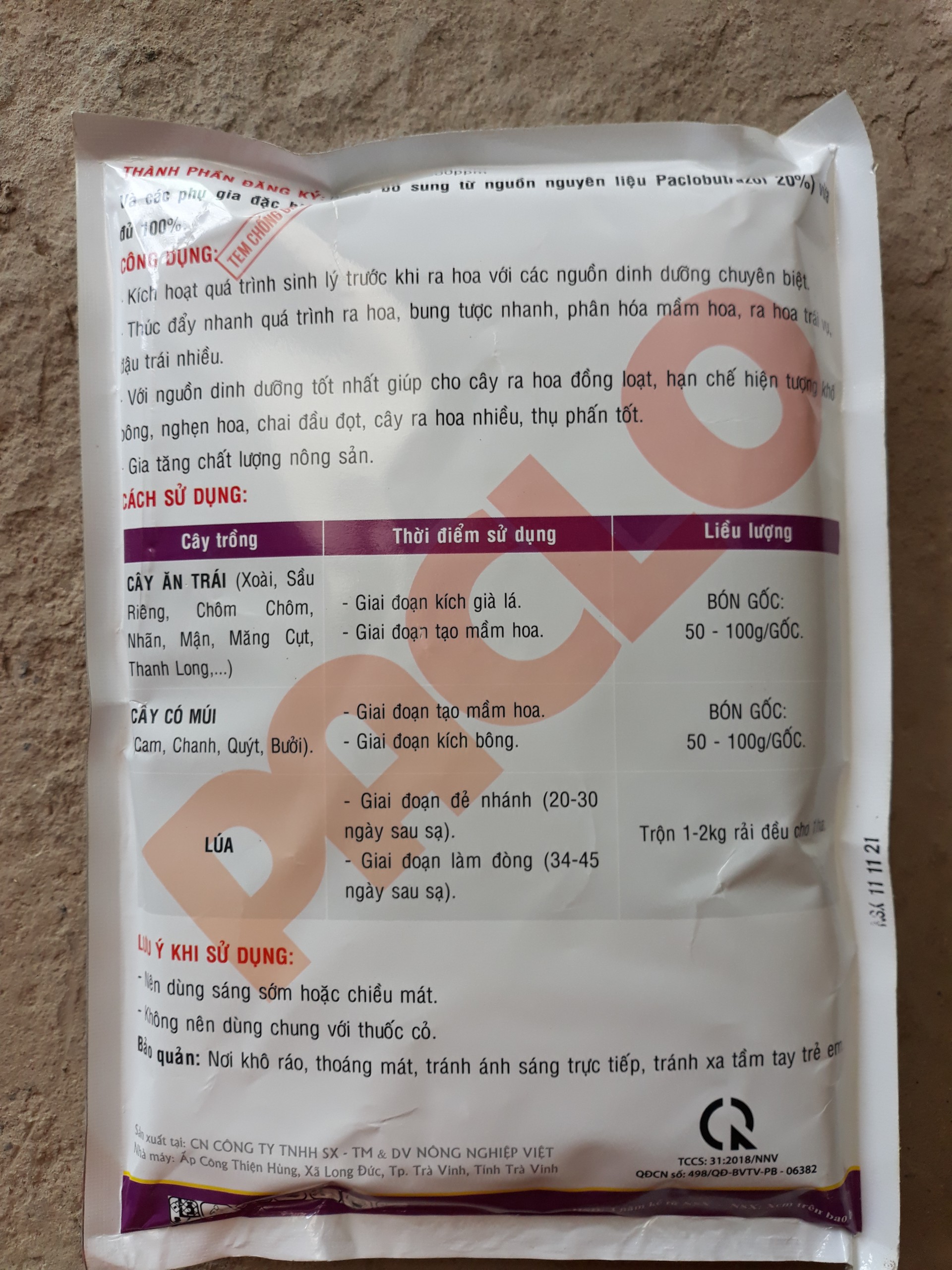 Phân bón MAX FLOWER BONGSAI gói 1kg - phân hóa mầm hoa, xử lý ra hoa nghịch vụ, khống chế chiều cao cây / Paclobutrazol