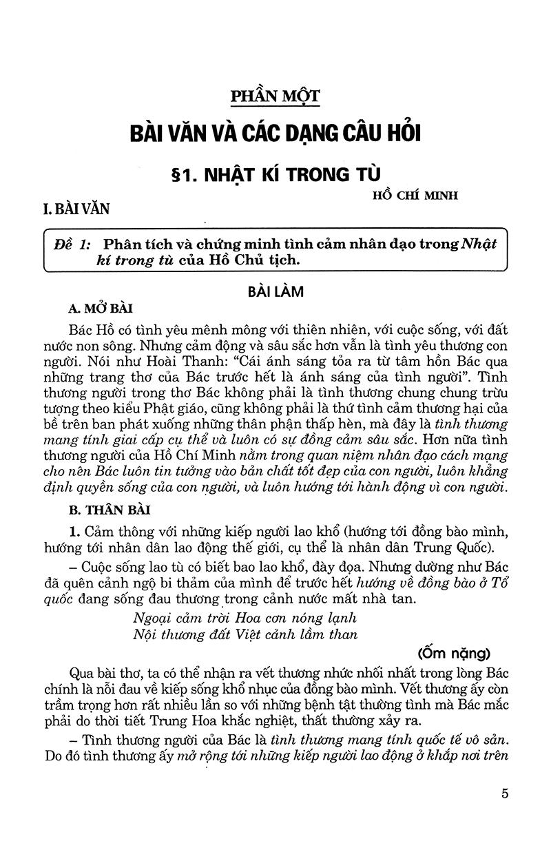 Sách Ôn Tập Luyện Thi Trắc Nghiệm THPTQG 2019 - Môn Văn