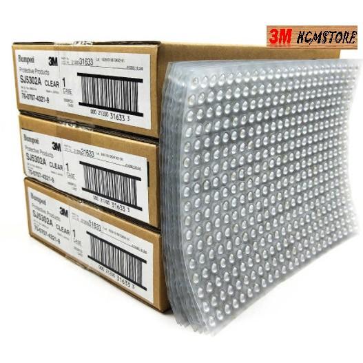 3M SJ5302 COMBO 10 NÚT ĐỆM CAO SU ĐỆM CHÂN MÁY,  CẠNH CỬA - DẠNG TRÒN