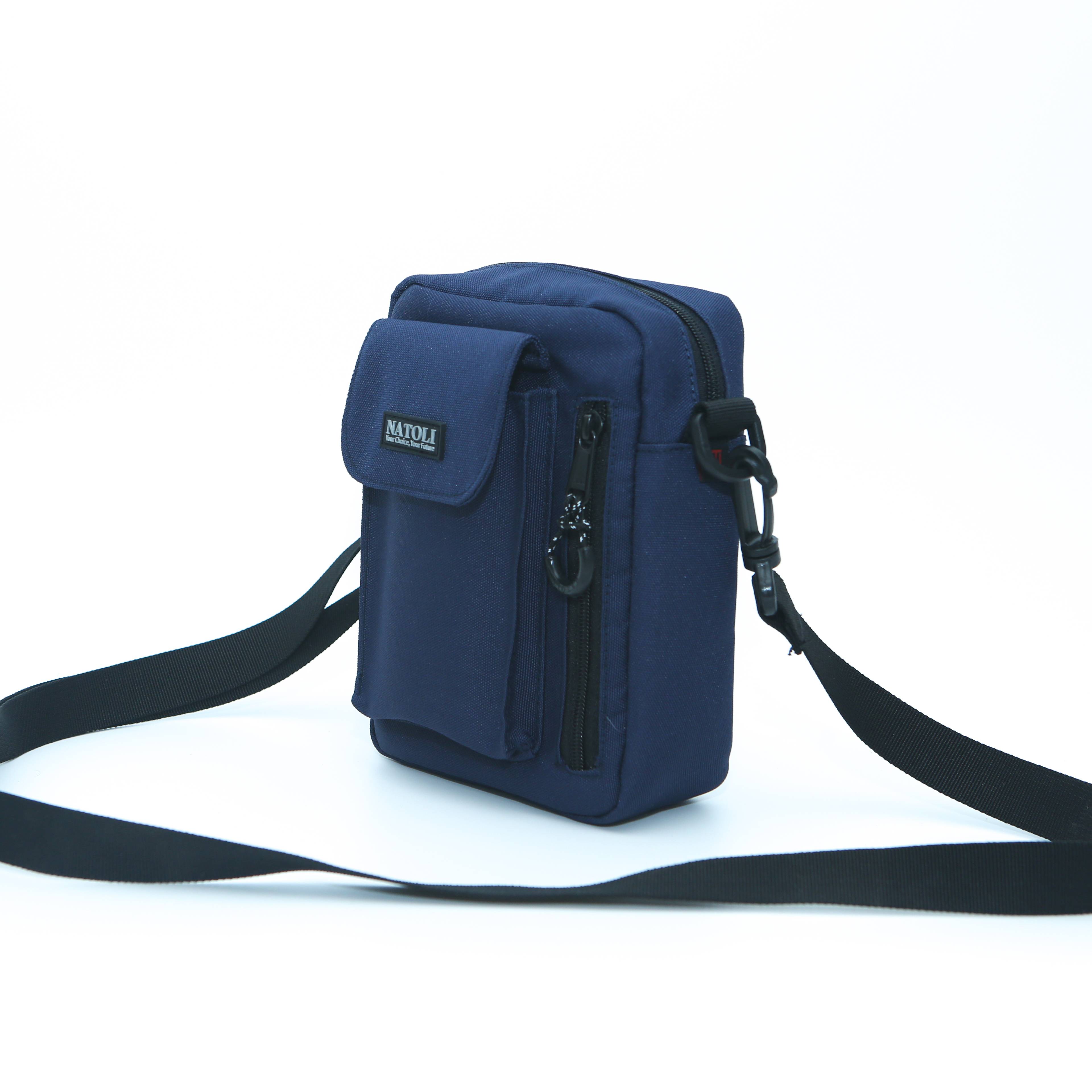 Túi đeo chéo unisex Street Crossbag chính hãng NATOLI chất vải canvas đi học đi chơi nhiều ngăn cá tính đơn giản nhỏ gọn