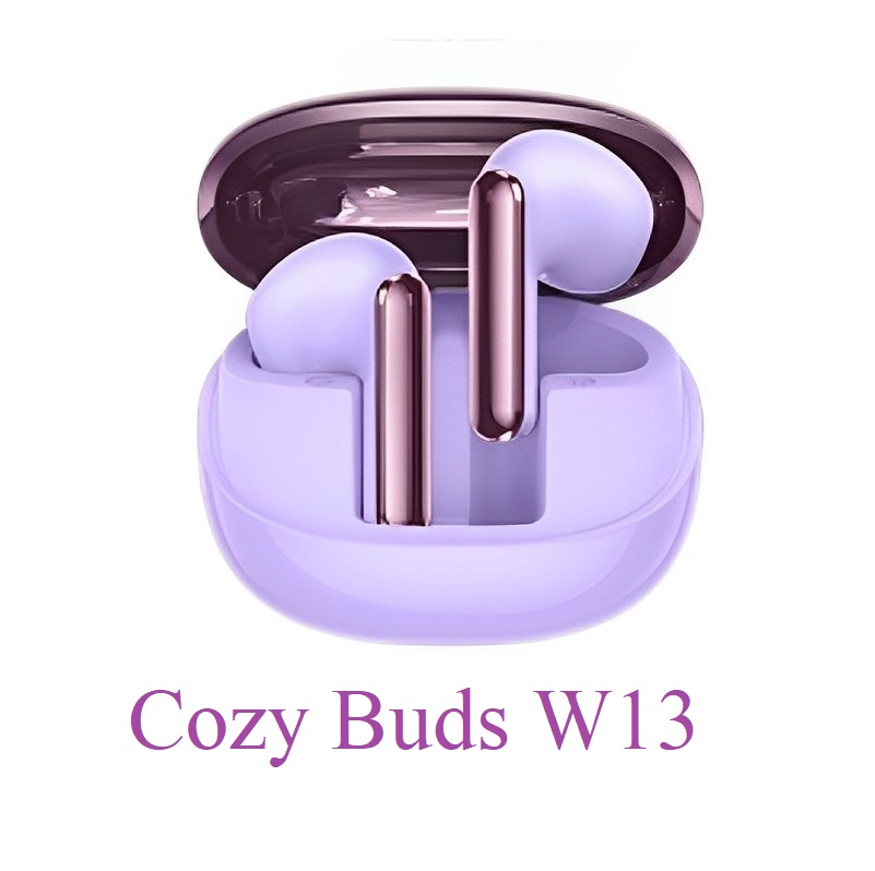 Tai nghe nhét tai bluetooth V5.3 mic khử ồn vỏ hộp phủ kim kim loại độc đáo Remax Cozy Buds W13 _ Hàng chính hãng