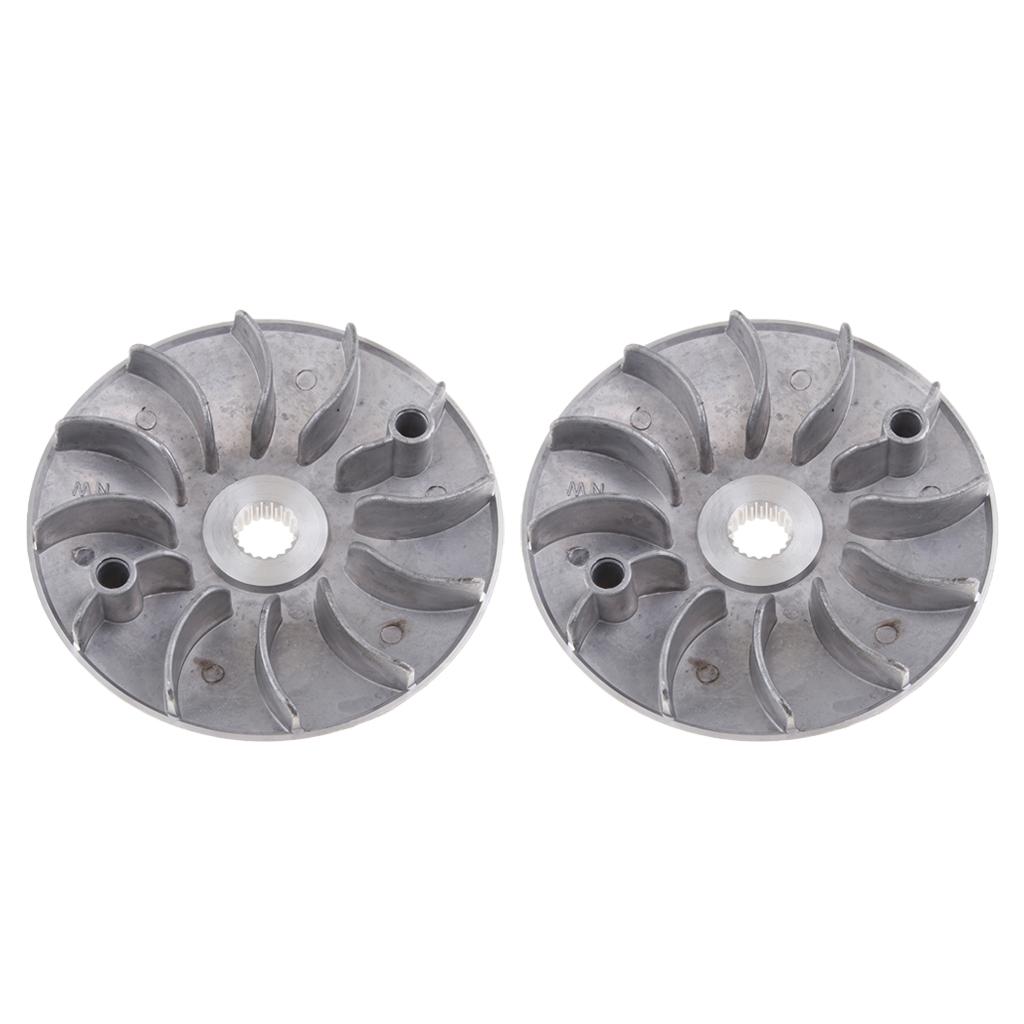 2Pieces Variator Drive Fan for GY6 125cc 150cc Scooter Moped ATV Go Kart