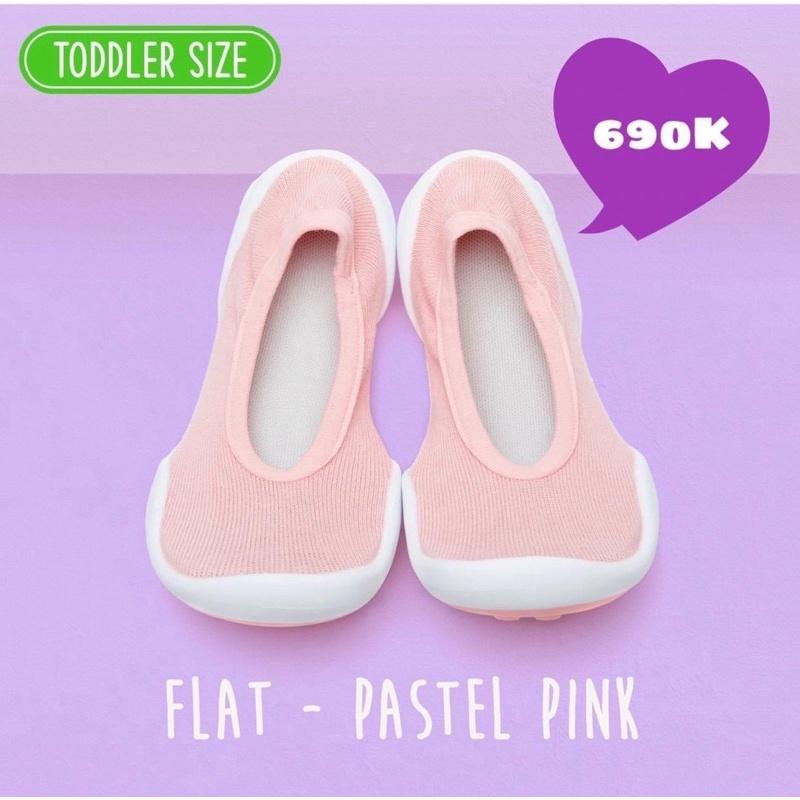 (3-5 TUỔI) MADE IN KOREA GIÀY TẤT CHO BÉ FLAT PINK