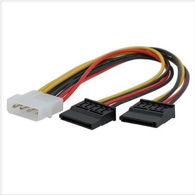 Cáp chuyển từ 1 nguồn IDE ATA sang 2 cổng nguồn Sata cho ổ cứng, DVD hoặc các thiết bị chuẩn sata