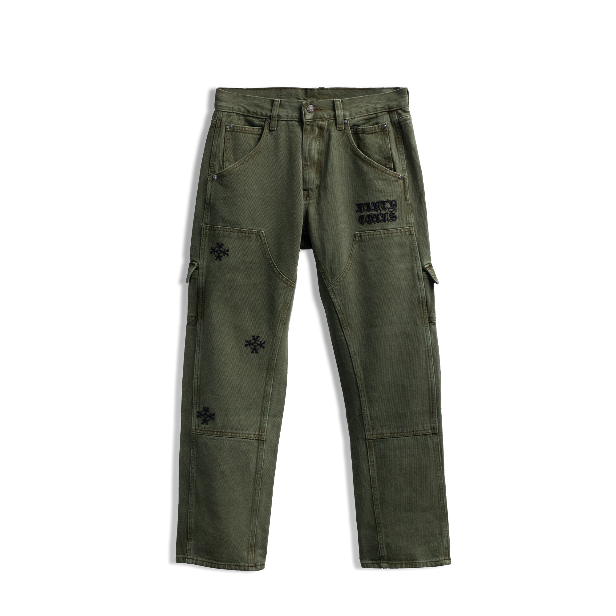 Quần DirtyCoins Gothic Double Knee Pants - Green