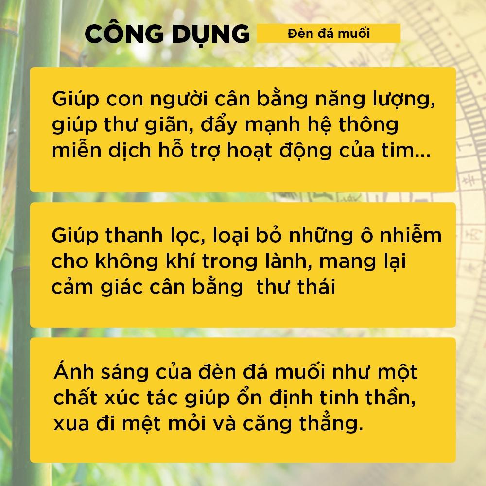 Đèn Đá Muối Chế Tác Hình Giọt Nước ZitaHima - Đèn thanh lọc không khí