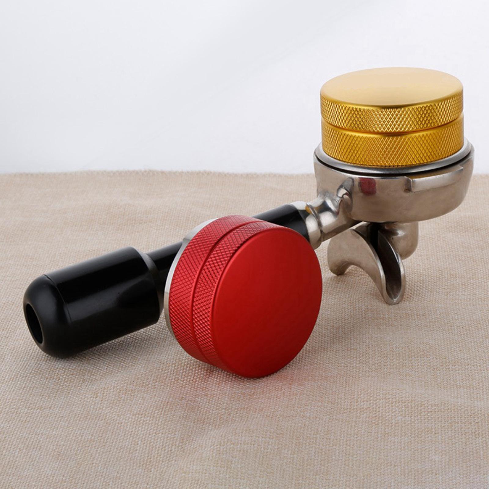 2pcs Coffee Distributor Leveler Hand Coffee Tamper Espresso Distribution Tool