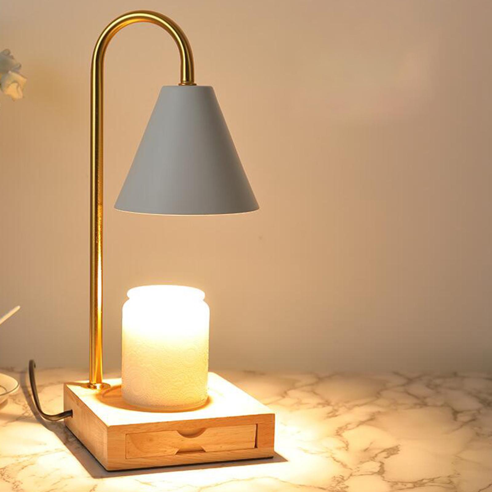 Candle Warmer Lamp Burner Melt Lamp with 2 Bulbs for Table Living Room