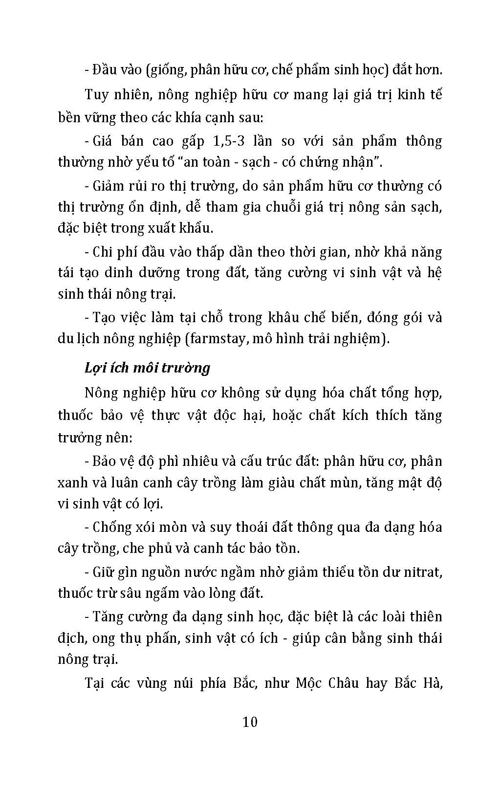 Nông Nghiệp Hữu Cơ - Tiêu Chuẩn VietGAP, GlobalGAP